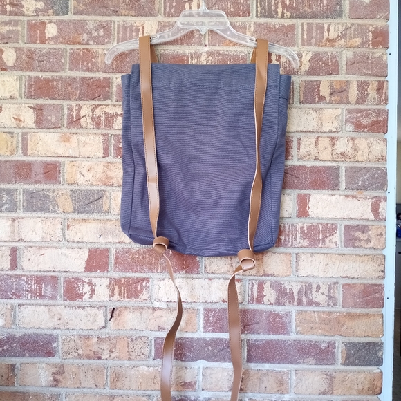 AAA Canvas Grey Travel Backpack - Picture 3 of 9